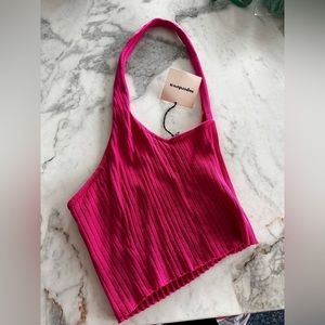 Super down one shoulder top NWT